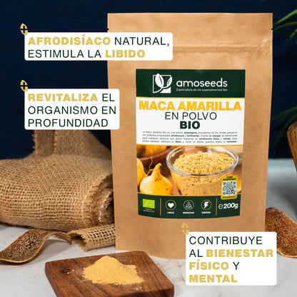Maca Amarilla En Polvo Bio 200g_3