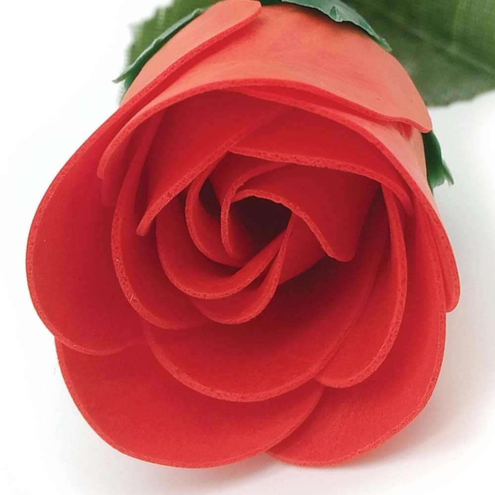 Rosa Con Pétalos De Jabón Aromático Para Baño Relajante (roja) - Regalo Original Para Días Especiales - Aroma Atalcado_3