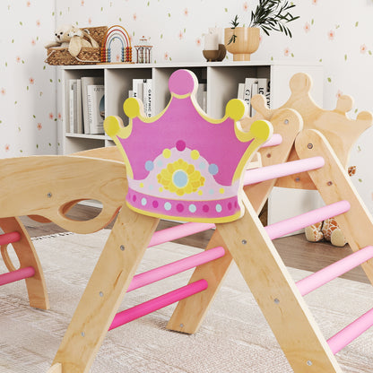 Triángulo De Escalada Aiyaplay Madera Contrachapado Rosa 195x74x38 Cm 331-099v00pk_4
