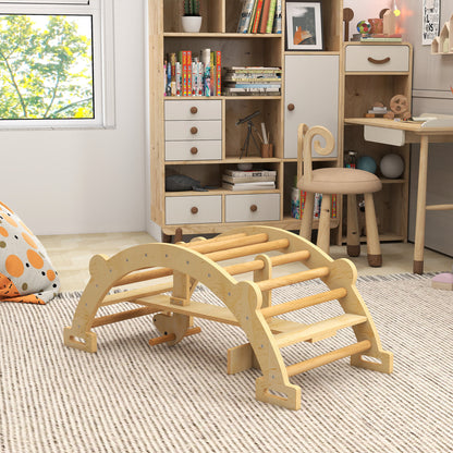 Arco De Escalada Aiyaplay Madera Madera Natural 110x52x45 Cm 331-100v00nd_1