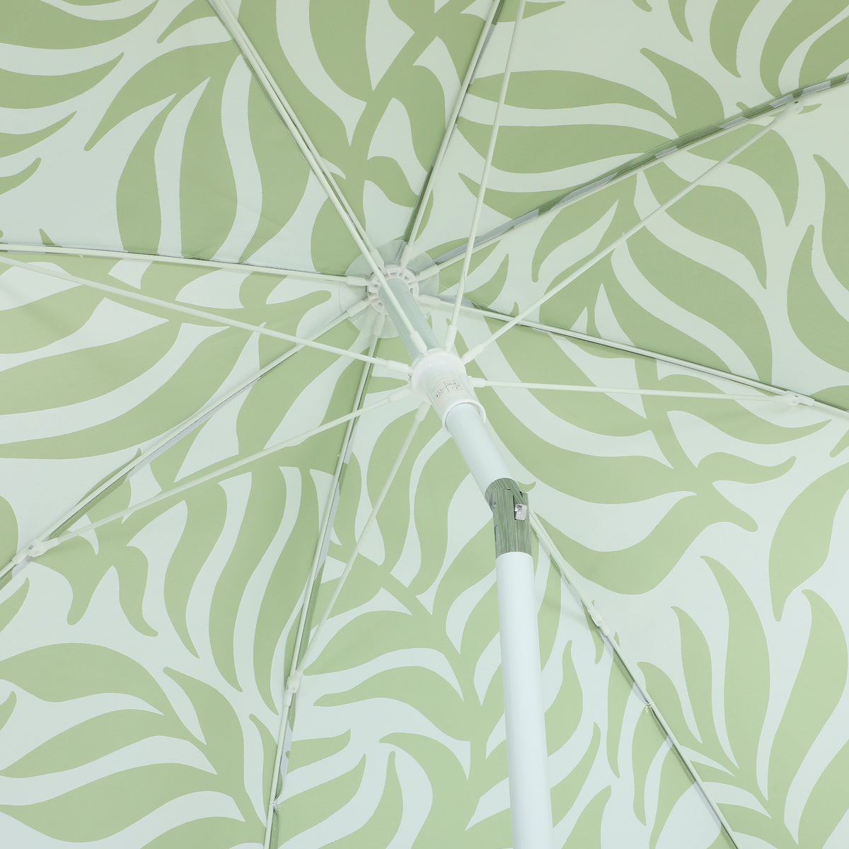 Sombrilla De Playa Outsunny Poliéster, Metal Verde 178x178x206 Cm_3