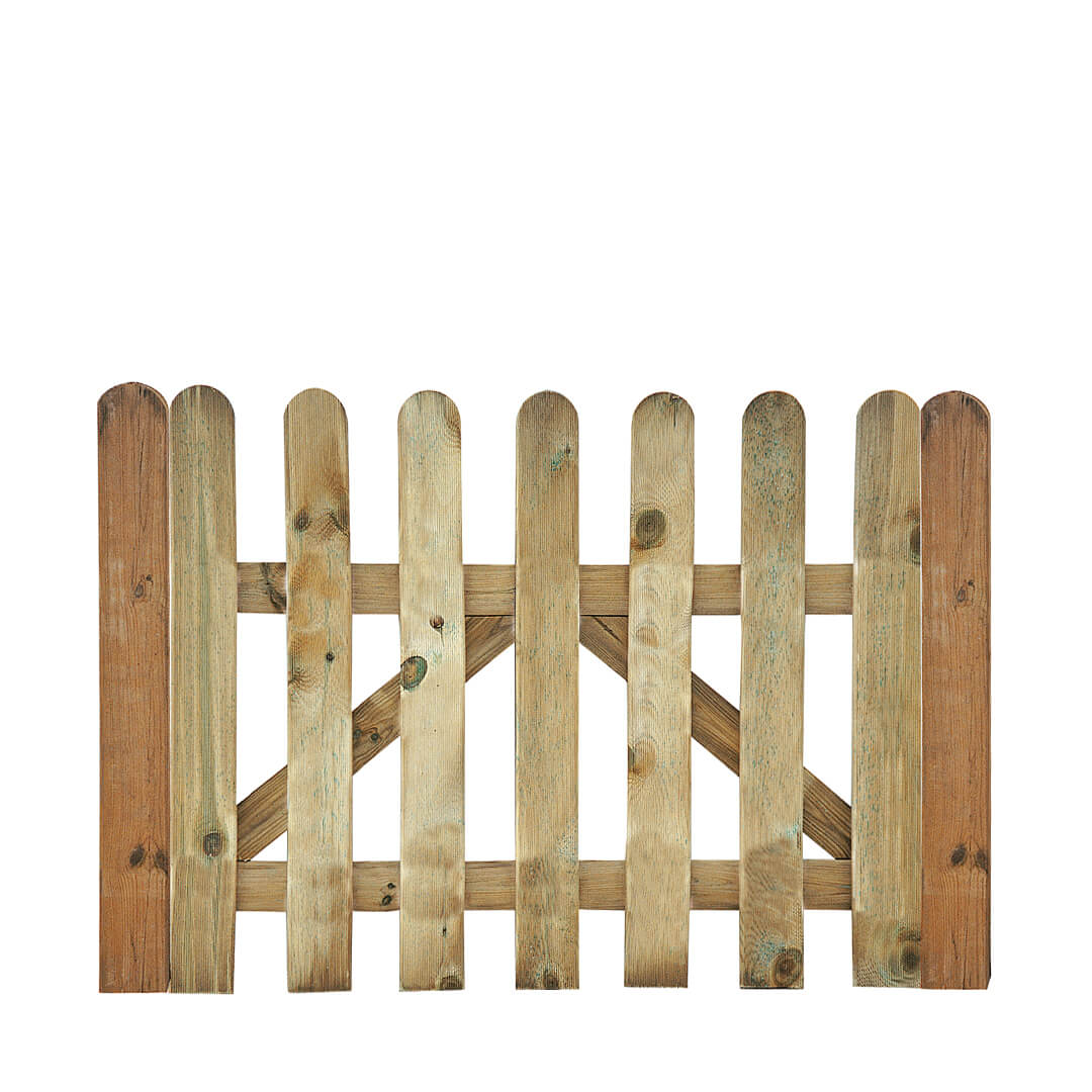 Puerta Valla Madera De Pino Tratada_0