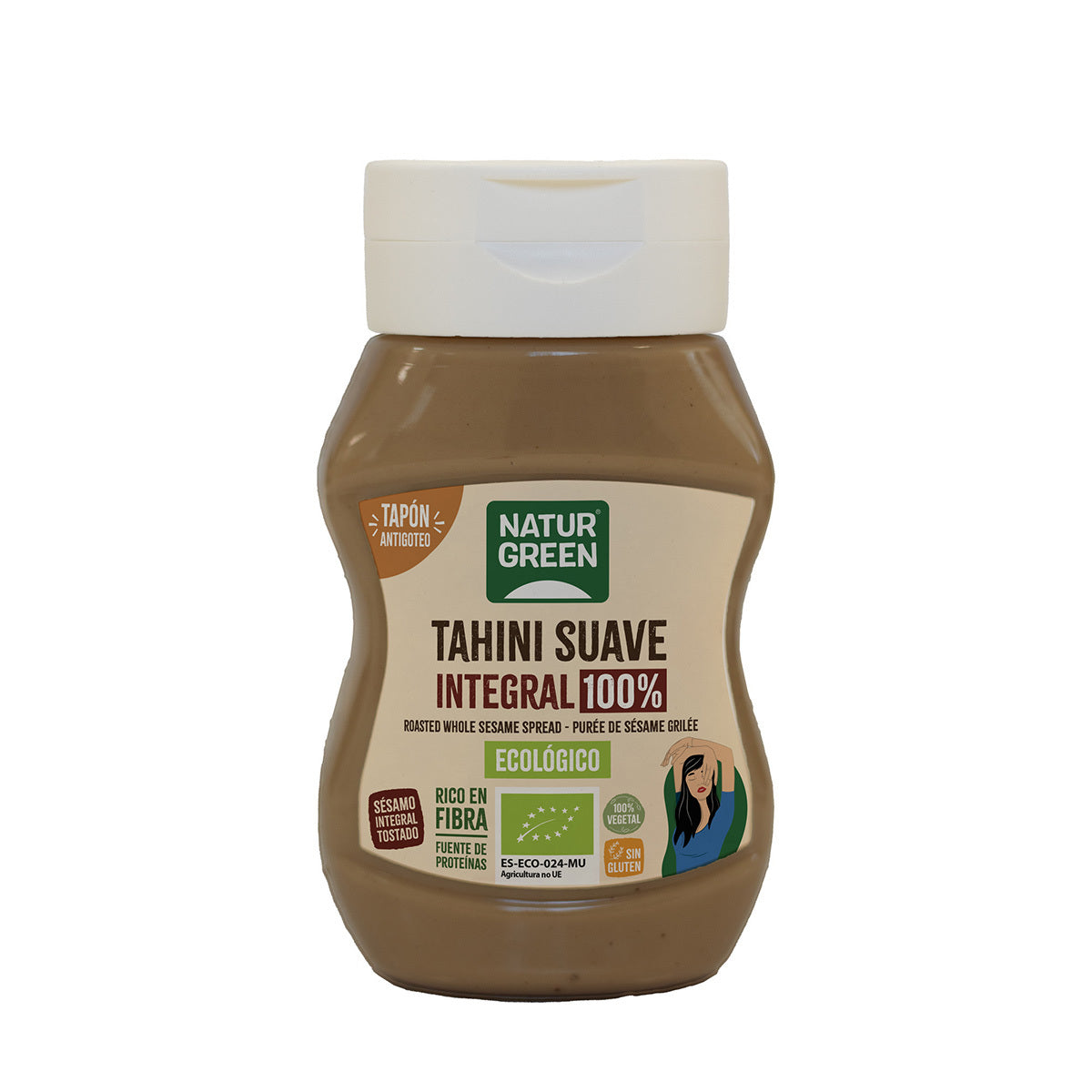 Tahíni Suave Integral Antigoteo Bio NaturGreen 270 g