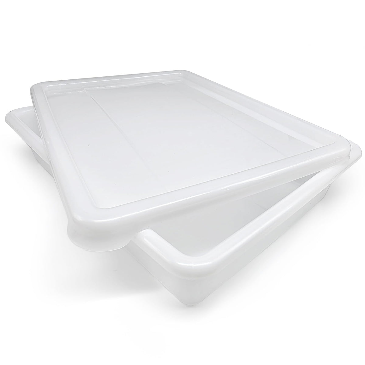 Bandeja Uso Alimentario Con Tapa (5,6l-7.5x28.4x38cm). Cocinas, Restaurantes, Hostelería, Tiendas, Carnicerías, Catering_0