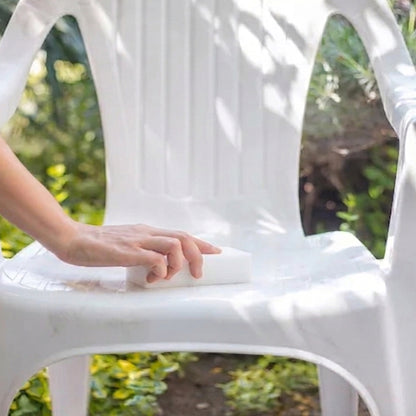 Esponja Mágica De Melamina Para Muebles De Jardín Y Terraza - Limpieza Solo Con Agua, Sin Químicos Ni Detergentes_1