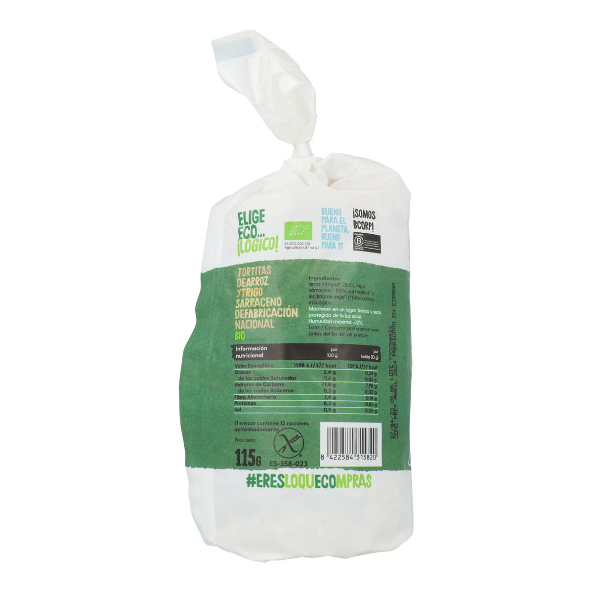Tortitas de Arroz y Trigo Sarraceno Bio edición Disney Ecocesta 115 g