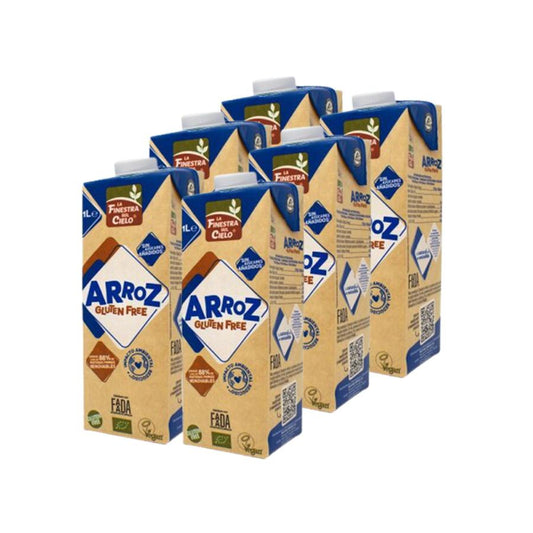 Pack 6 x Bebida de Arroz Sin Gluten La Finestra Sul Cielo 1 L