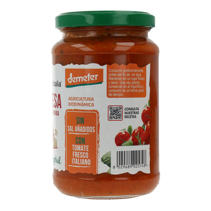 Salsa de Tomate Boloñesa Vegana Bio Demeter Organica Italia 350 ml