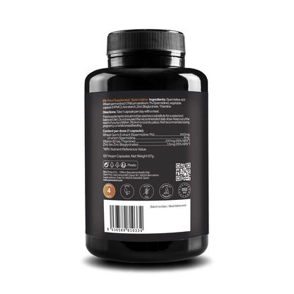 Espermidina, 6 mg, con Vitamina B1 y Zinc, Zenement, 120 Cápsulas Veganas