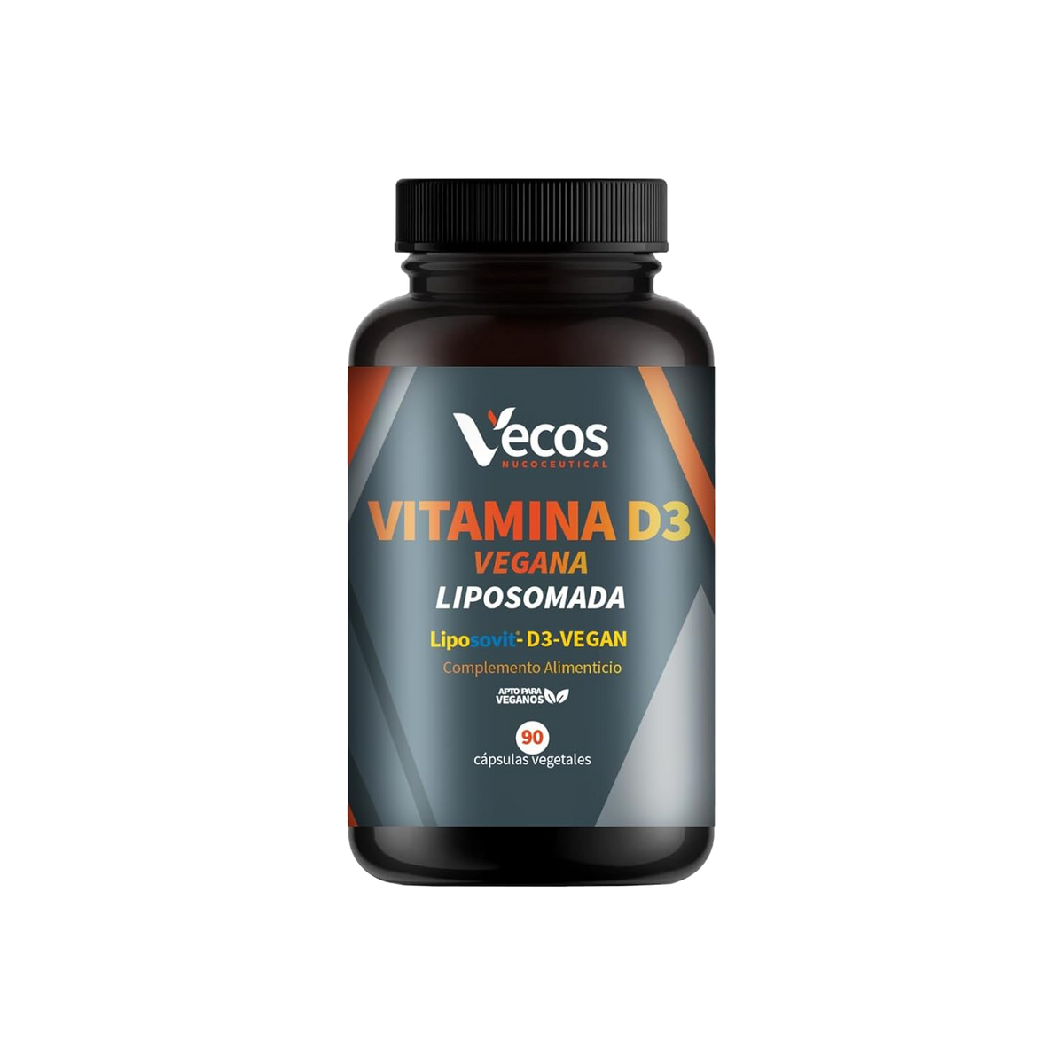 Vitamina D3 Vegana Liposovit® Vecos 90 Cápsulas | Salud Ósea E Inmune | 2000 Ui Por Cápsula_0