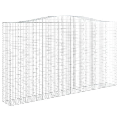 Cestas De Gaviones 9 Uds Forma De Arco Hierro 400x50x220/240 Cm_2
