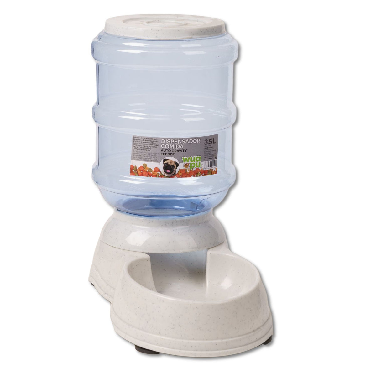 Dispensador De Comida Wuapu Para Perros Y Gatos, Capacidad Aproximada De 2'2 Kg De Alimento Seco._0