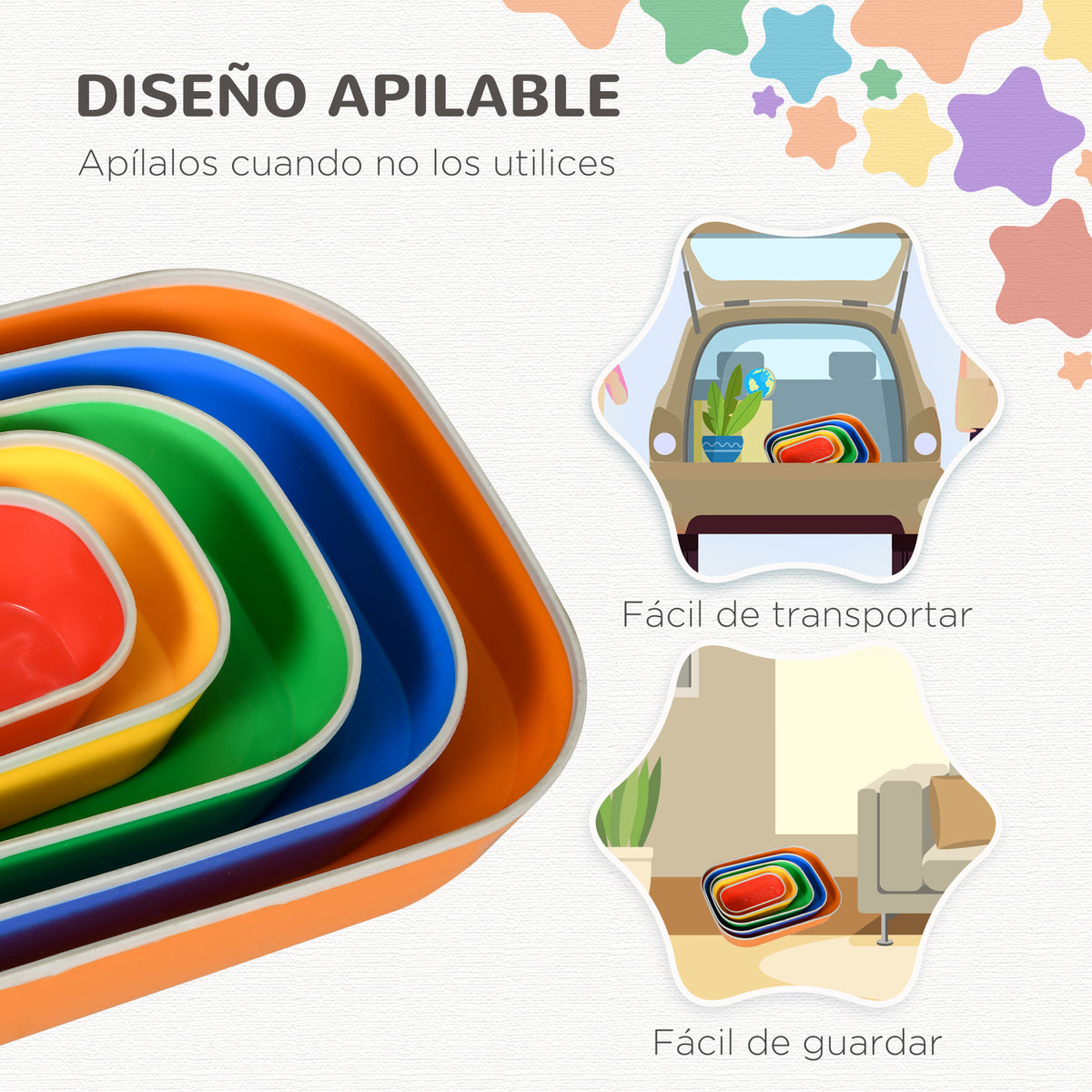 Piedras De Equilibrio Zonekiz Pp, Tpe Multicolor 36x27.5x31 Cm_5