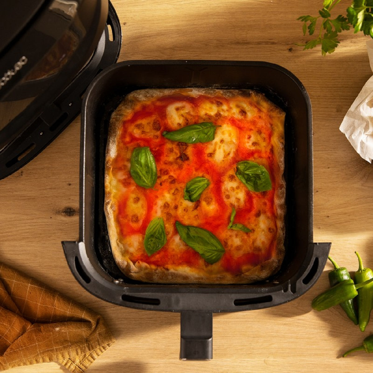 Freidora Sin Aceite De 7,6 L Aire Caliente Cecofry Absolute 7600. 2000 W, Digital Y Compacta, Tecnología Perfectcook, Temperadura Y Tiempo Regulable_3