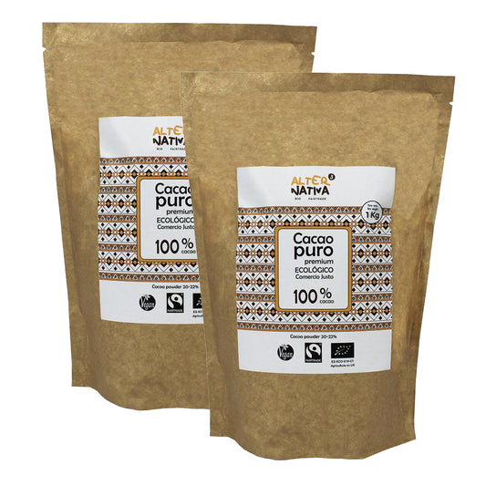 Pack 2x Cacao Puro Premium Bio Alternativa 1 kg