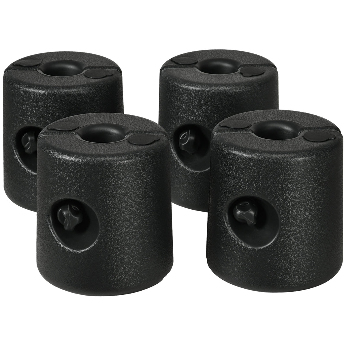 Pesos Para Carpas Outsunny Hdpe Negro 24x24x25.5 Cm_0