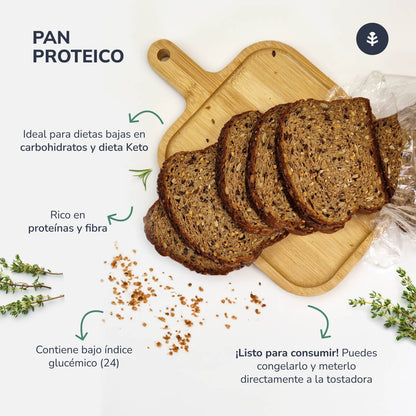 Pack 6x Pan proteico Planeta Huerto 1 kg