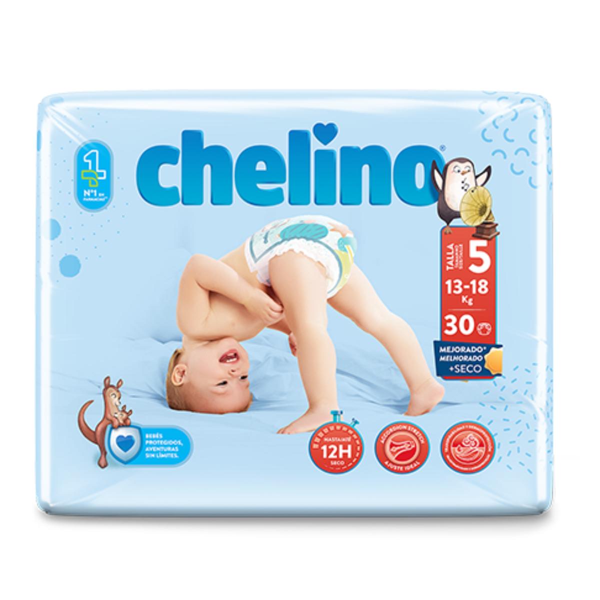 CHELINO PAÑAL T5 Pasitos (13-18Kg) 30 uds