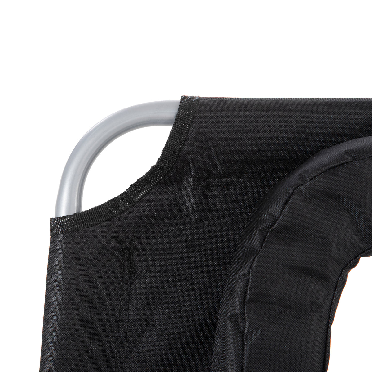 Tumbona Plegable Reclinable De Jardín Outsunny 182x56x24,5 Cm Negro_3