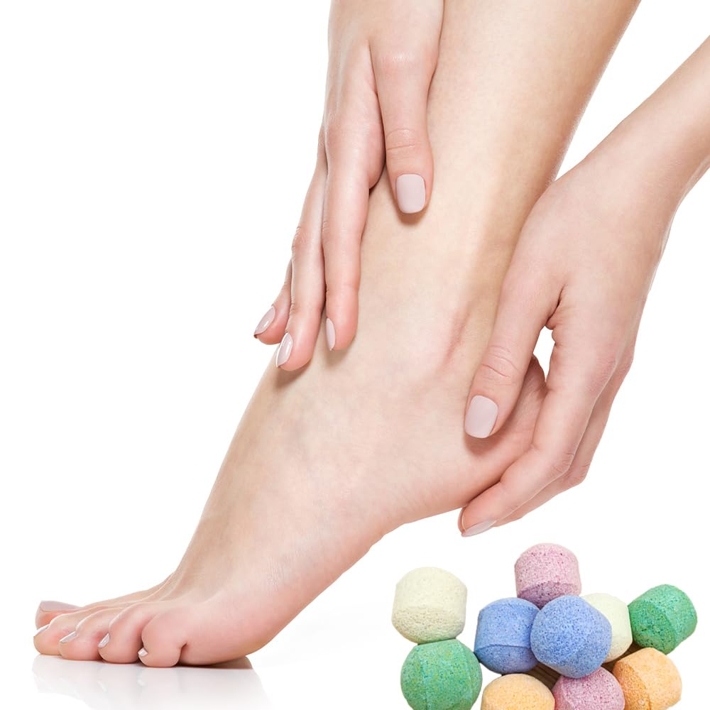 Caja 50 Mini Bombas Efervescentes Para Manicura Y Pedicura - Ablandan Durezas, Uñas Y Cutículas - Aroma Cereza_3