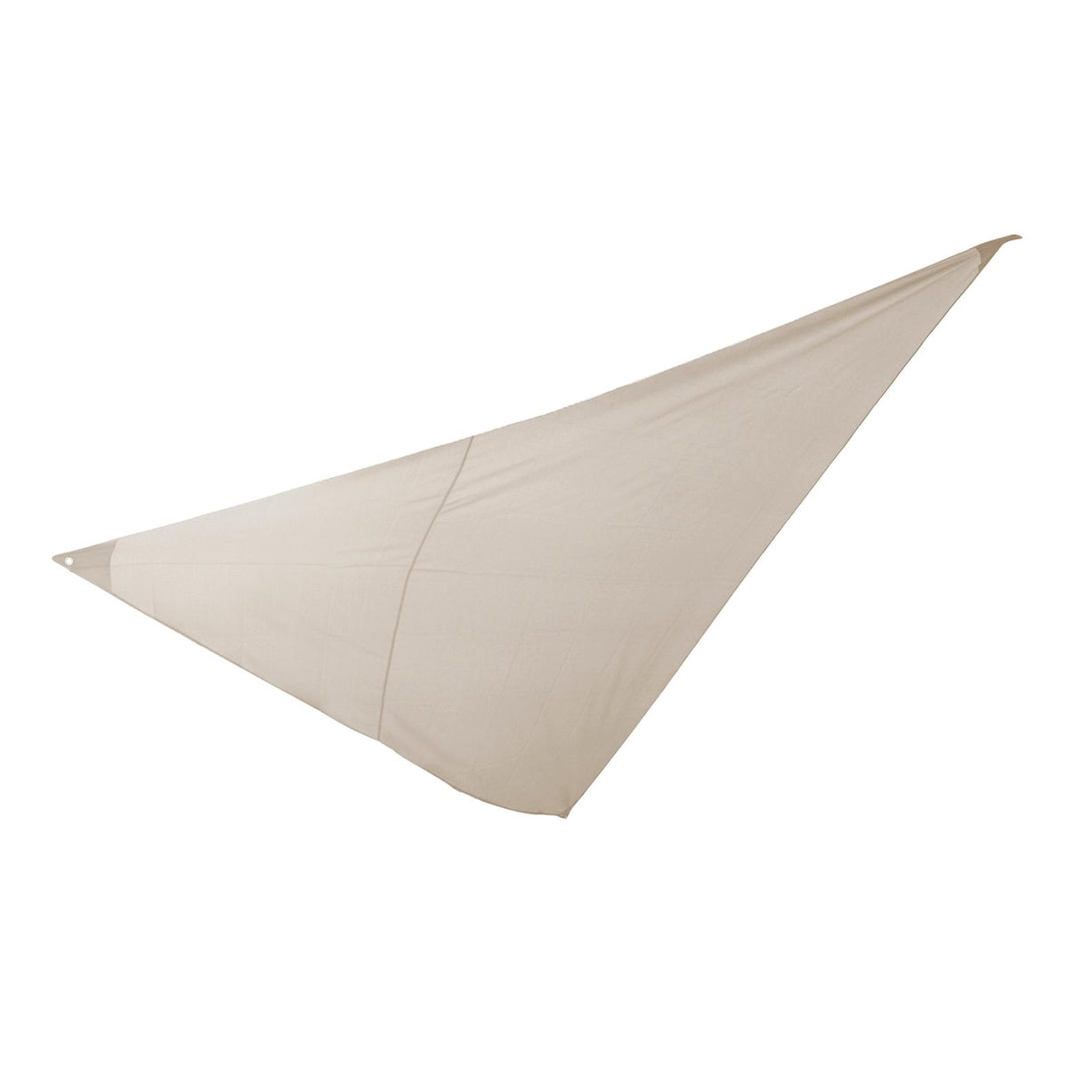 Toldo vela de sombreo triangular 5x5x5m Kb8 Beige Beige