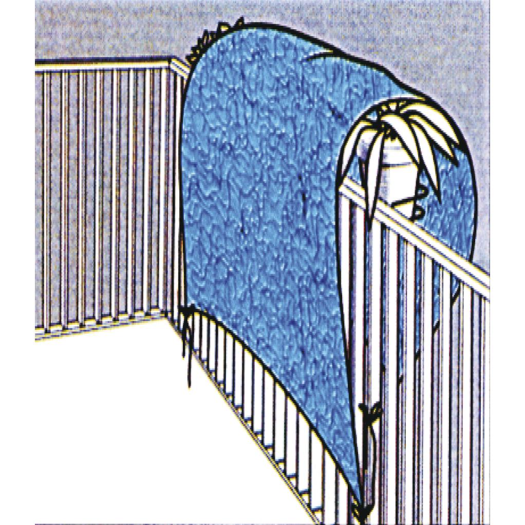 Tela protección antiheladas con cordones 1,5 x 2,4 m