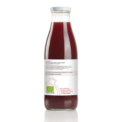 Zumo de Granada 100% fruta exprimida Eco Planeta Huerto 750ml