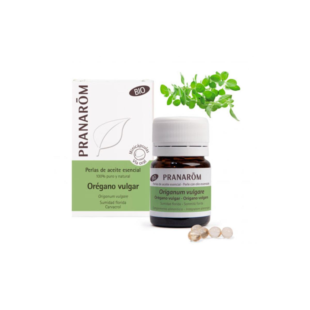 Orégano vulgar bio, Pranarôm 60 mini cápsulas