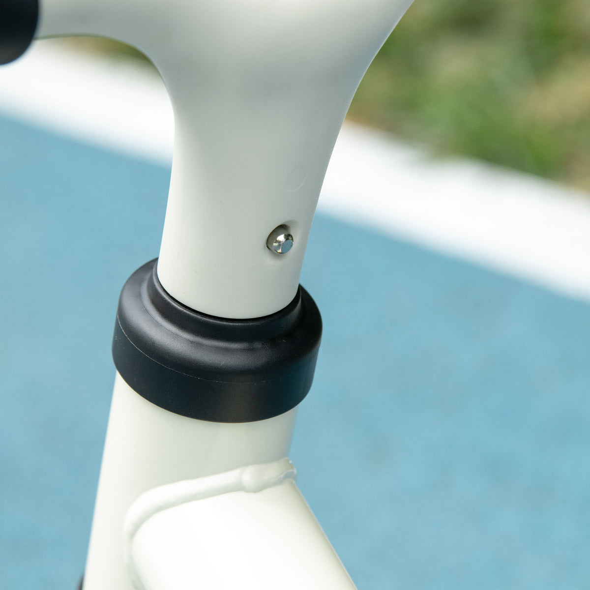 Bicicleta Sin Pedales Aiyaplay Acero, Pu Blanco Crema 66.5x34x47 Cm_4