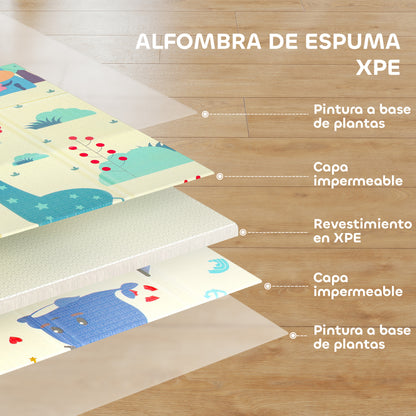 Alfombra Para Bebés Aiyaplay Xpe Multicolor 196x176x1.5 Cm 431-081v02mx_4