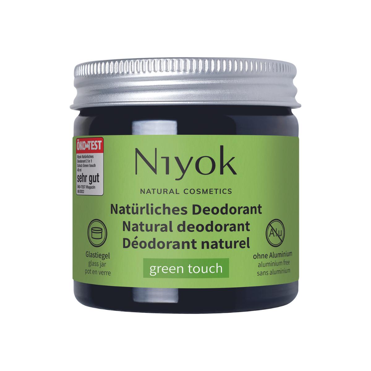 Desodorante + Antitranspirante Green Touch Niyok 40 g