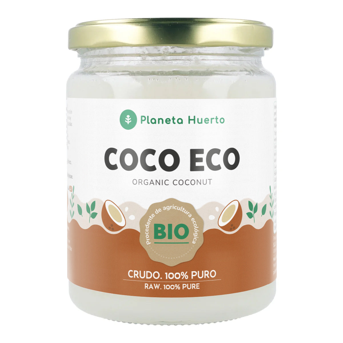 Pack 2x Aceite de coco Planeta Huerto 430 ml