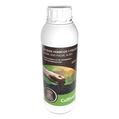 Cultivers Abono De Ácidos Húmicos Y Fúlvicos 1 L . Fertilizante De Leonardita. Potencia La Fertilidad Del Suelo…_0