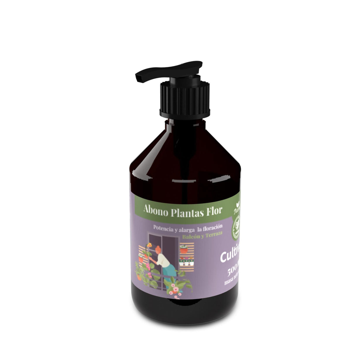 Cultivers Abono Orgánico Plantas De Terraza Y Balcón 500 Ml. Fertilizante Plantas Con Flor, Potencia Y Alarga La…_0