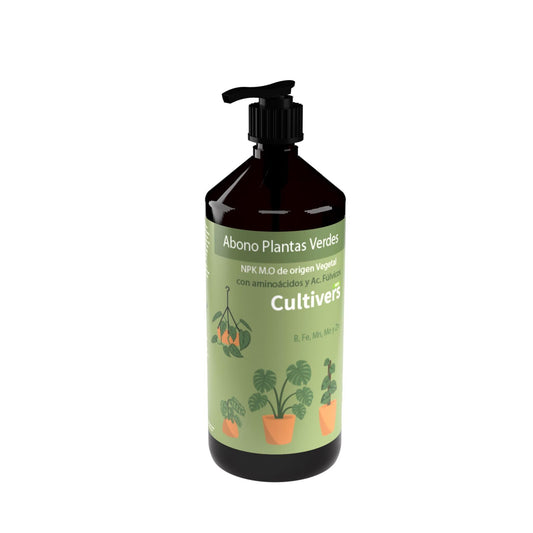Cultivers Abono Plantas Verdes Líquido 1 L Para Interior Y Exterior Npk 3-4-4 Con Aminoácidos Y Ácidos Fúlvicos |…_0