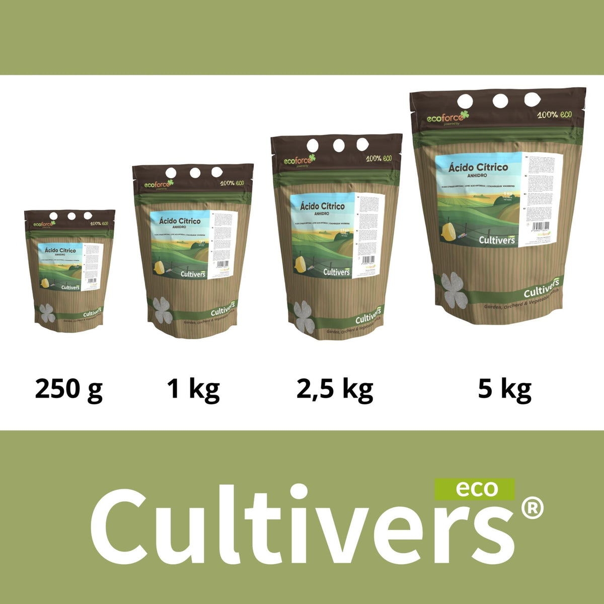 Cultivers Ácido Cítrico Anhidro 100% Puro 2,5 Kg | Limpiador Multiusos Ecológico | Corrector De Ph Para Agricultura…_3