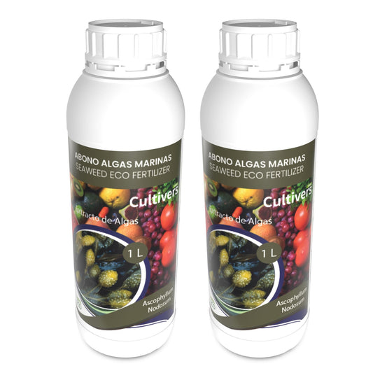 Cultivers Fertilizante Algas Marinas Líquido 2x1l. Abono Orgánico Para Plantas Extracto De Ascophyllum Nodosum…_0