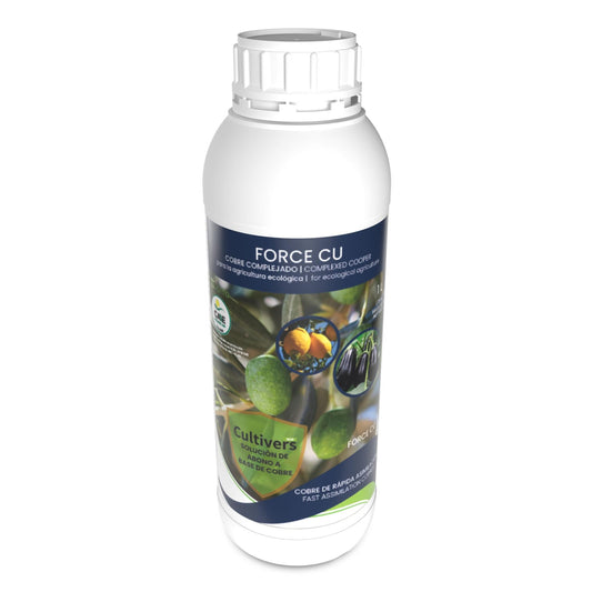 Cultivers Gluconato De Cobre. Abono Fertilizante Con Efecto Fungicida De Cobre Ecológico De 1 L Que Mejora El…_0