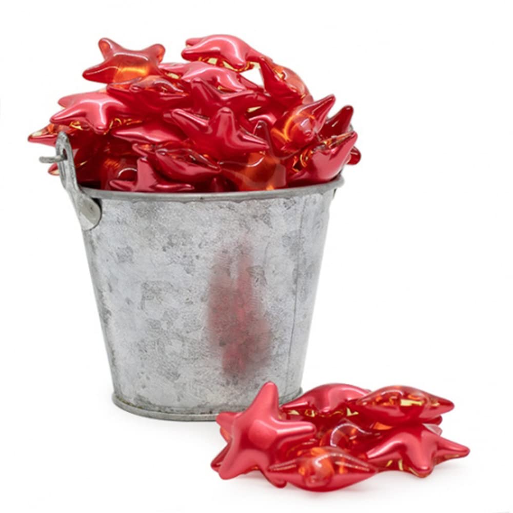 Pack 40 Perlas De Baño Aromatizada En Forma De Estrella - Con Aceite De Soja - Hidratante Y Aromática - Aroma Fresas_5