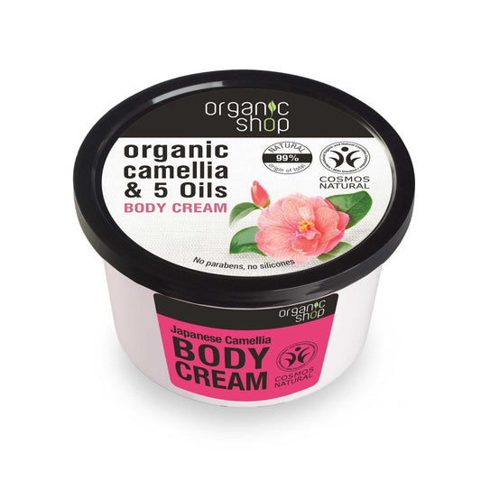 Crema Corporal Camelia Japonesa Organic Shop 250 ml