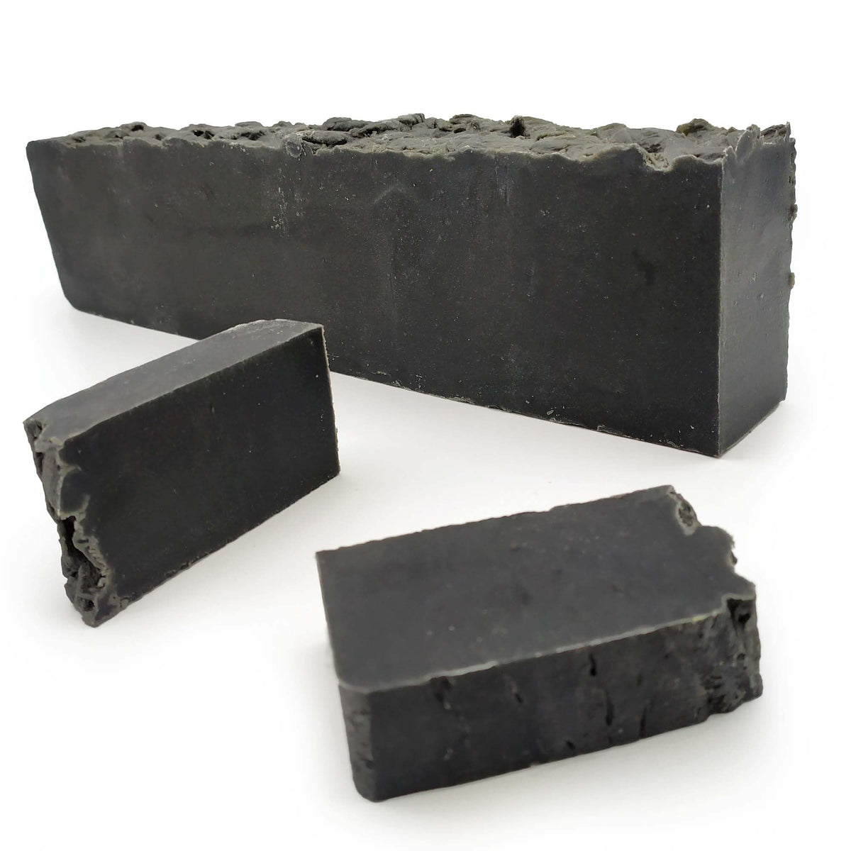 5 Barra Jabón Artesano Carbón Activo (1.2kg) Venta Al Por Mayor - Elimina Espinillas Y Puntos Negros - Piel Grasa Mixta_0