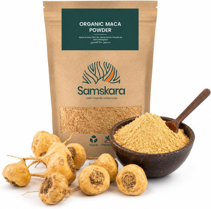 Maca En Polvo Bio - 250g | Superalimento Ecológico Vegano Para Batidos, Smoothies Y Zumos, Sin Azúcares Añadidos_0