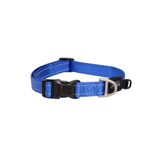 Collar Para Perro, Modelo Classic De Rogz Color Azul. Talla M (12-22kg)_0