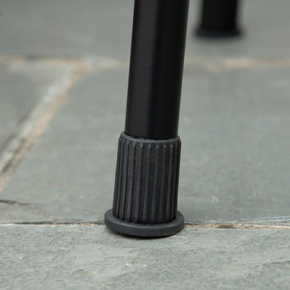 Barbacoa De Carbón Outsunny 77x30x70 Cm Negro_3