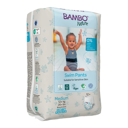 Pañales Pants para Agua Bambo Nature Talla M ( + 12 Kg) Bambo Nature 12 uds