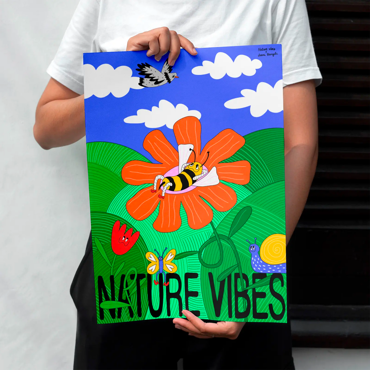 Lámina Decorativa 30x40 cm – Ilustración de Juani Bengali - Nature Vibes_1