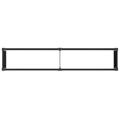 Arriate Elevado Negro 250 X 50 X 54 Cm Wpc Y Aluminio_4