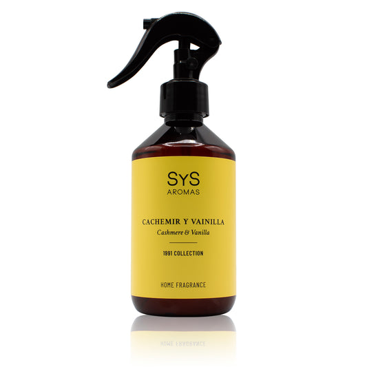 Ambientador Pulverizador Cachemir y Vainilla SYS Aromas 300 ml | Colección 1991 | Aroma Dulce y Cálido | Reconfortante_0