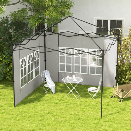 Paredes Laterales Outsunny Pe Blanco 293x193 Cm_1