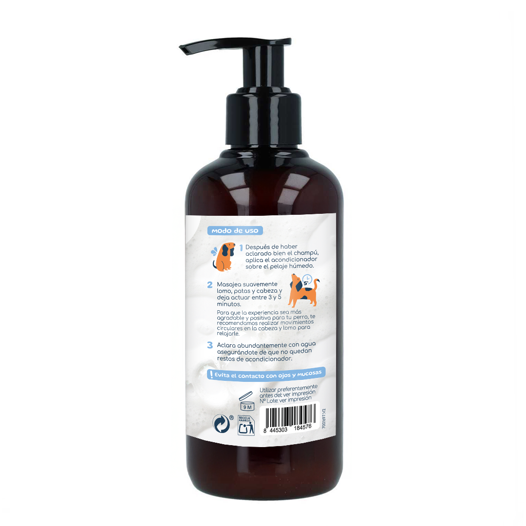 Acondicionador natural para perros suavidad y brillo Totem Naturals 250 ml